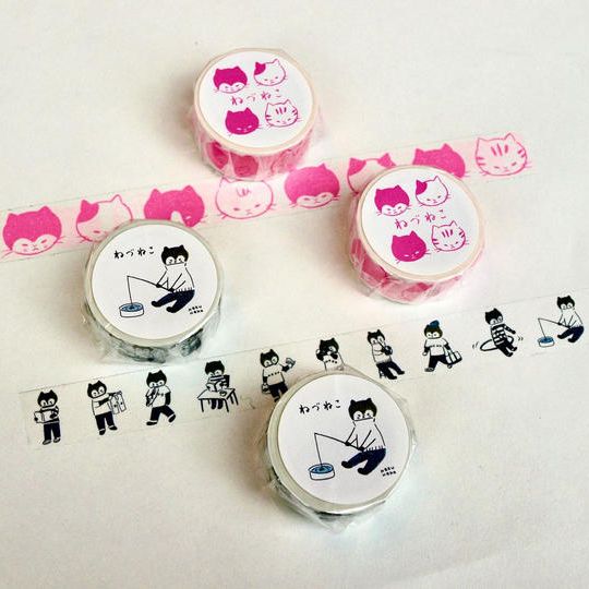 ねづねこちゃんマスキングテープ2種