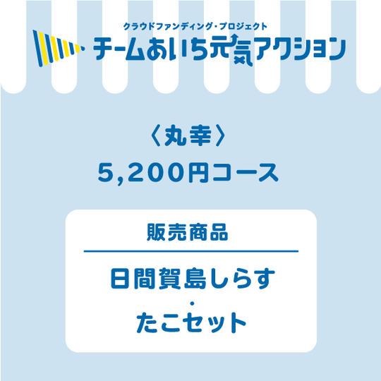 【丸幸】ご自宅に届く！「日間賀島しらす・たこセット」5,200円（税込・送料込）