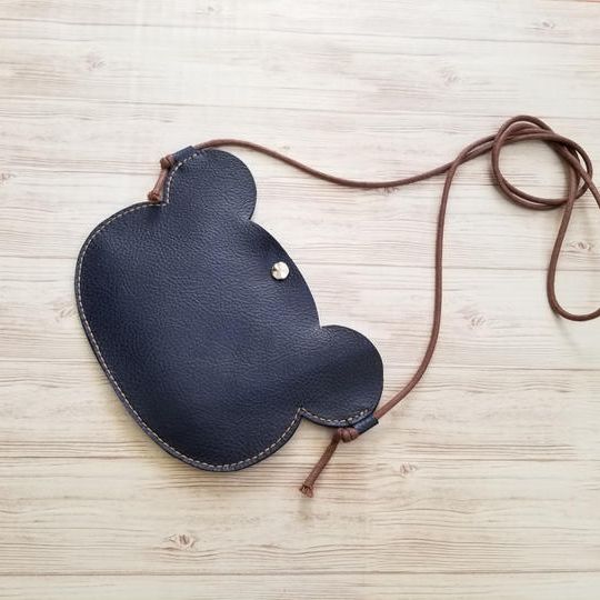 ありがとう♡くまさんポーチサコッシュ＋ハートクリップ