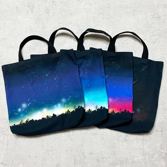 流星柄レッスンバッグ【流星ポストカード付き カラーランダム】