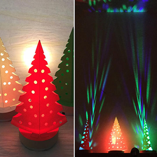 「光の森」組み立てキットとフォトブック