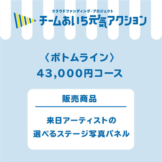 来日アーティストの選べるステージ写真パネル