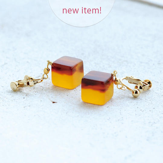 [ 限定 ] プリンなアセテートピアス・イヤリング