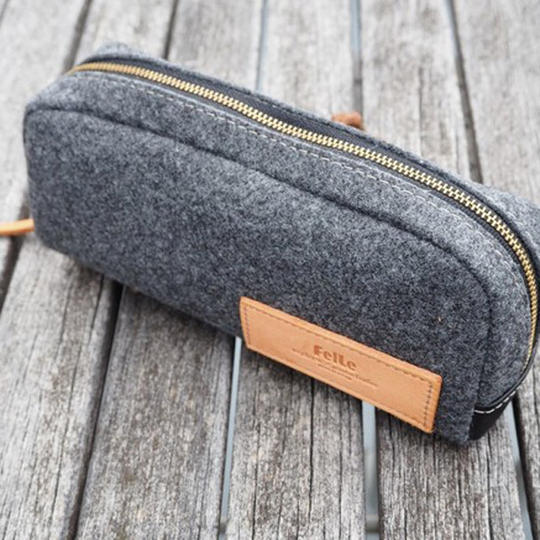再生フェルトを使ったペンケース／ポーチ