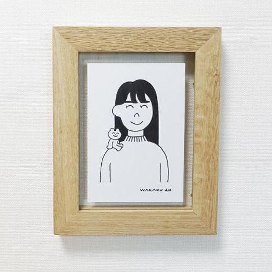 【特別追加！】似顔絵＋クッション＋プリントキャンバス全部セット