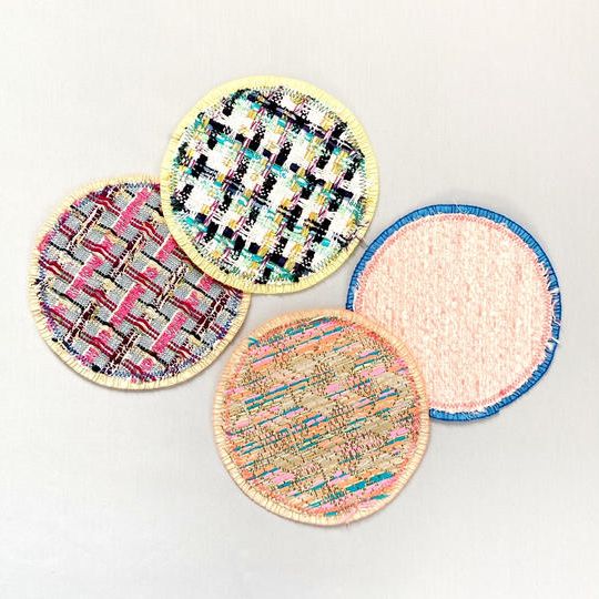 ハギレで作ったサークルマット