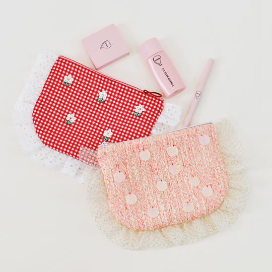 つけ襟みたいなポーチ