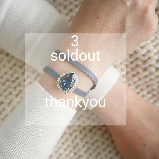 【ご好評につき２度目追加！】【Creema SPRINGS限定】　凛　“宙のブレスレット”　Swarovski　ver.