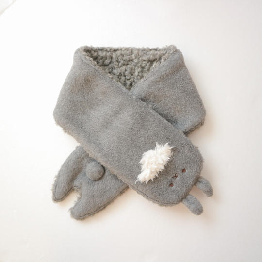 《アルパカマフラー》ツミキノうさぎのマフラー