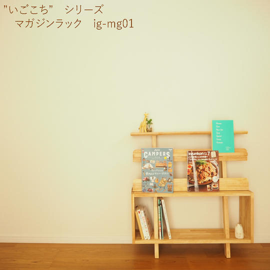 新作記念　限定3品10％off　　　　マガジンラック　2色(クリア・チーク）