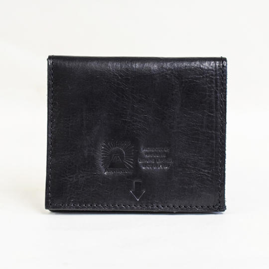 【一般販売価格】全く無駄のない 四角い財布 Black