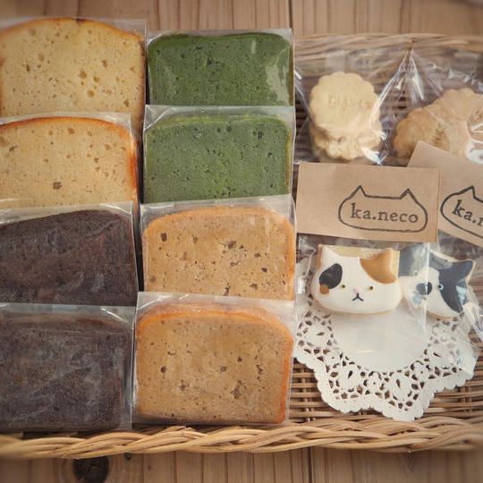 おからが豆８個＊ねこかお２枚＊Thanksクッキー２袋