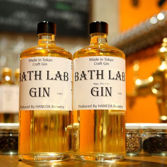 BathLabGin #002 「奥多摩の香り」720ml×3本+木製オリジナルコースター×1枚