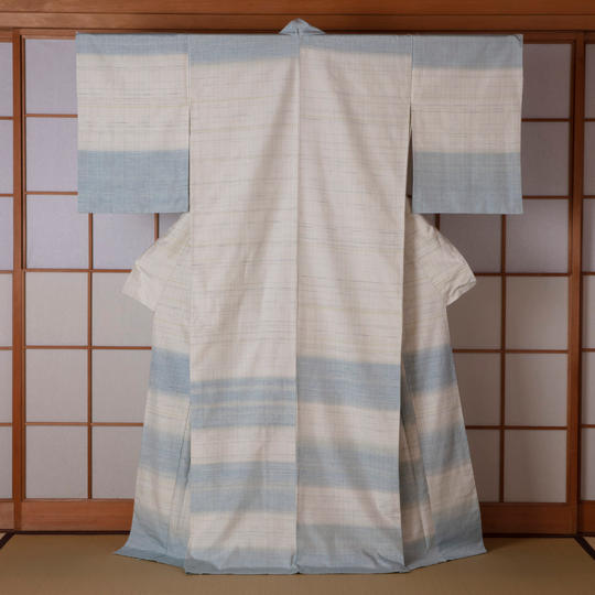 ㉖【紬織り着物】着物「沖宮」（志村ふくみ作）