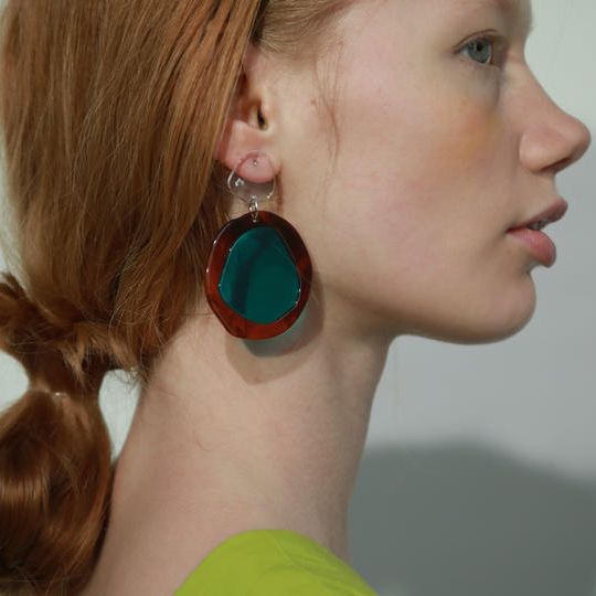 [ 金属アレルギー対応 ]　アクリルアクセサリー　toh