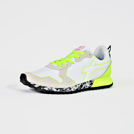 サイズ 40   ホワイトx レモンイエロー（限定スペア紐プレゼント）