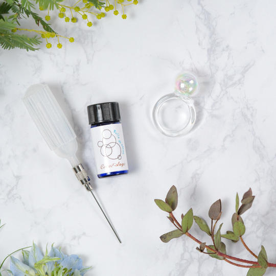 香るシャボン玉ジュエリー　リング１bubble　CreemaSPRINGS限定セット