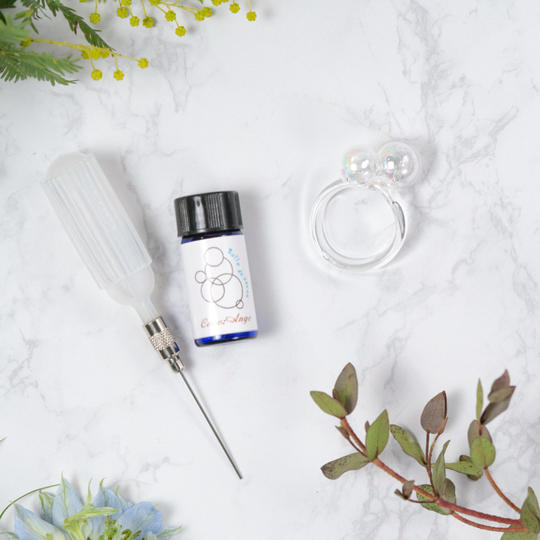 香るシャボン玉ジュエリー　リング2bubble　CreemaSPRINGS限定セット