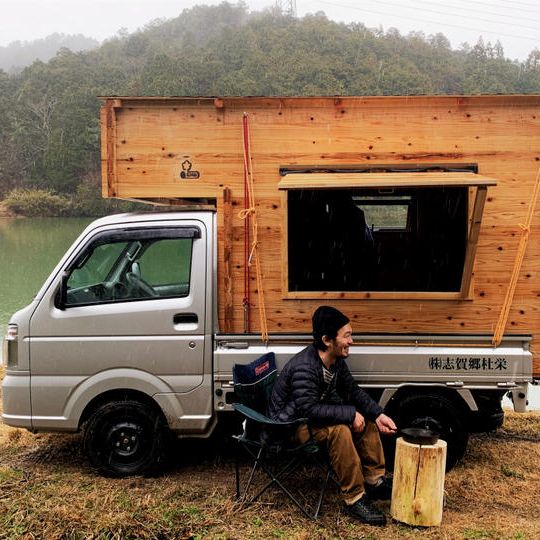 【完成品】軽トラキャンパー・タイニーハウス