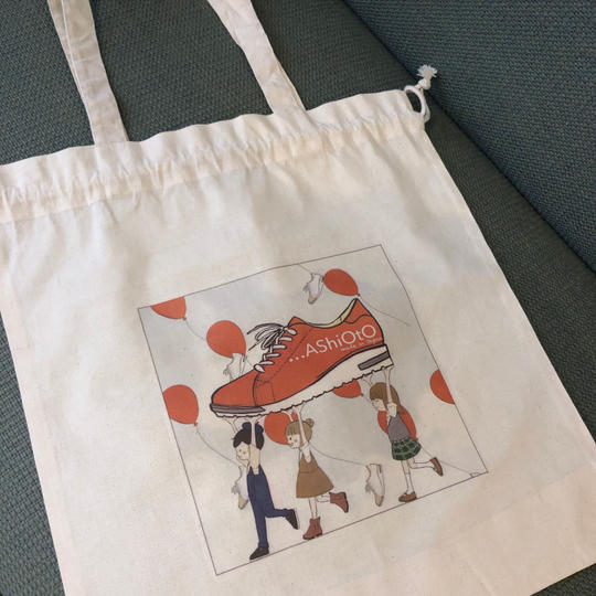 アシオト巾着トートエコバッグ