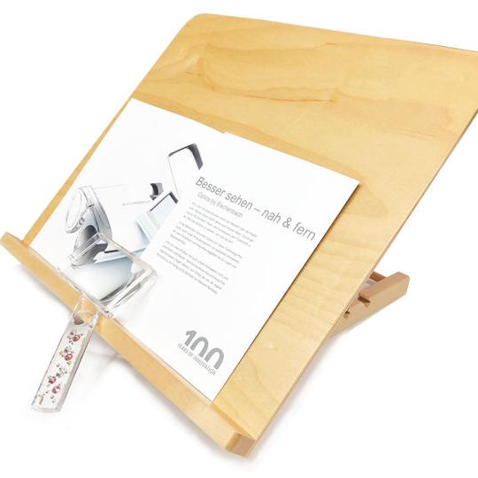 【20％オフ】クリスタルルーペ「コスモス」＋ リーディングデスクのお得なセット