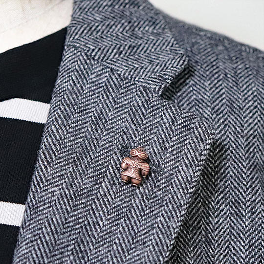 豆土偶ピンズ　お好きな子を1点チョイス　Creema SPRINGS特別価格