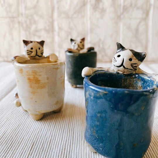 猫又盆栽鉢Ｓサイズ