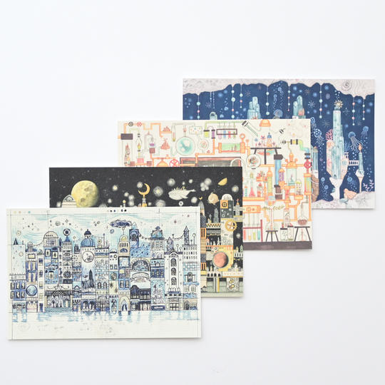 限定ポストカード４枚セット（図鑑絵柄２枚入り）