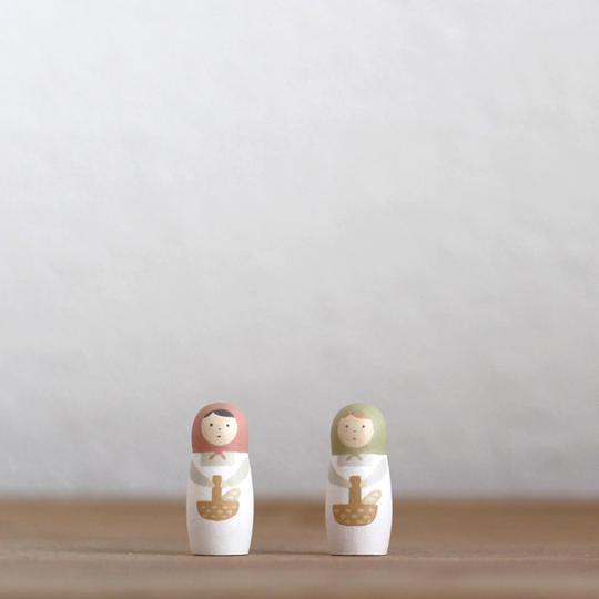 ちびマトリョーシカ　かごとパン