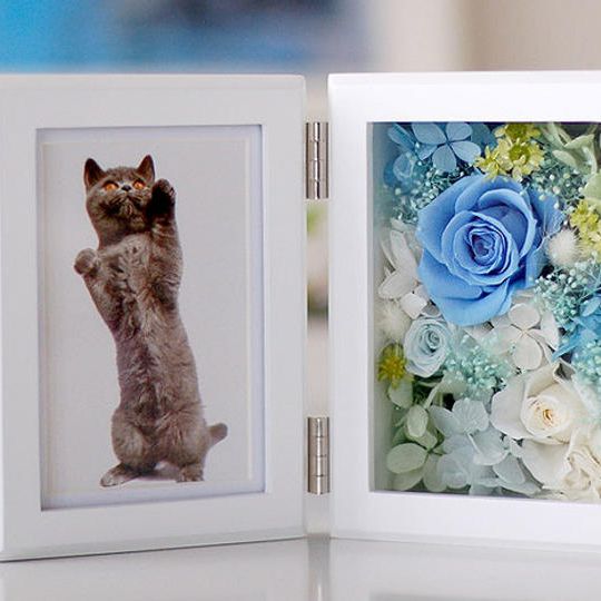 寒色系フォトフレームアレンジ〈縦型〉お得な5個セット