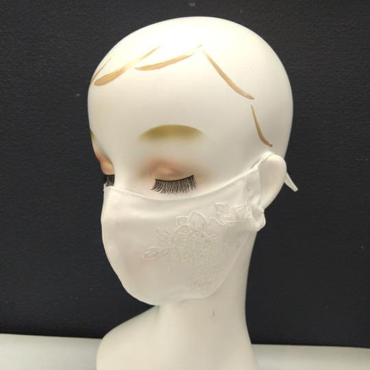 すっぴんサイズー白レース