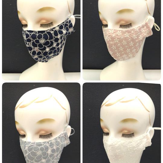 すっぴん小さめサイズー綿レース(４カラー)