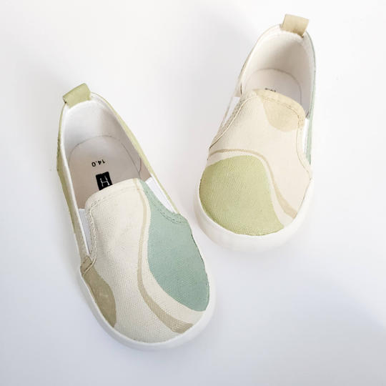 ◇クラファン限定デザイン　キッズペイントスリッポン【１０足限定】◇