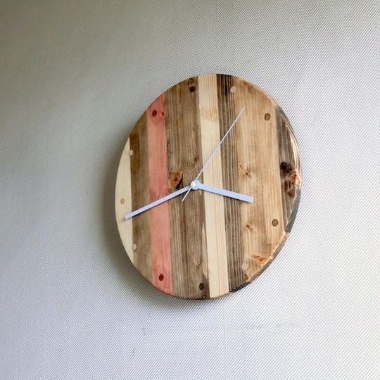 縦じまクロック