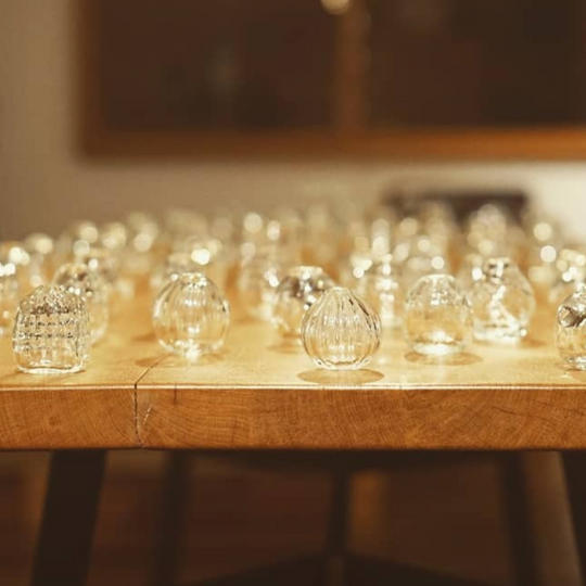 ミツガケ１輪〈３個セット〉【ガラス工房ブンタロウ】