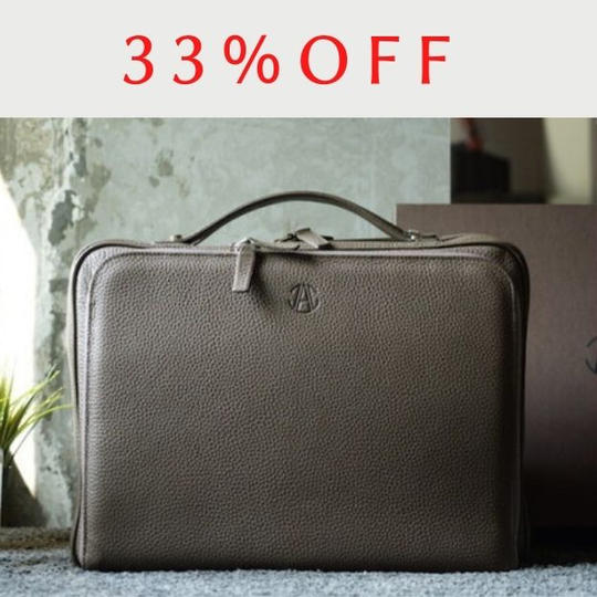 【33%OFF】143 Leather Bag(フルグレインレザー)×1点 ベージュ