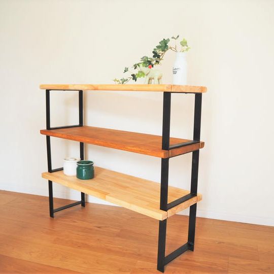 限定3品5％off　重ねて使えるスタッキングラック3個セット　tg-sl01 