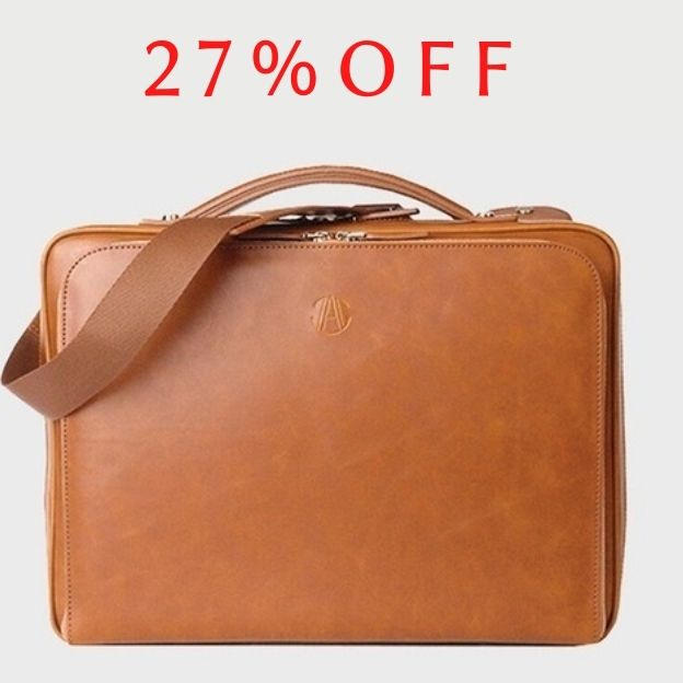 33％OFF】143 Leather Bag(フルグレインレザー)×1点 レッド