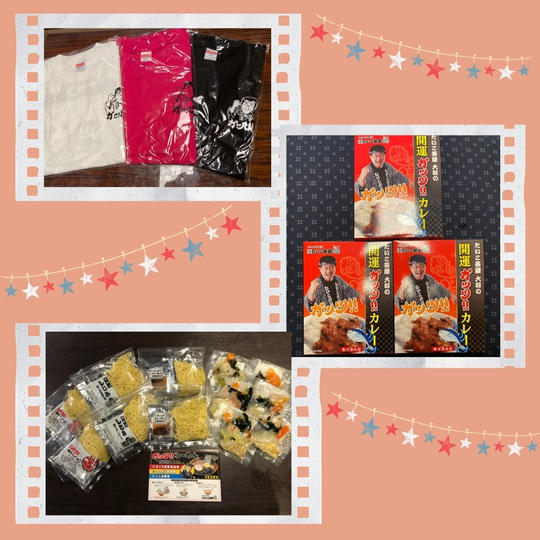 ガッツラーメン6食＋ガッツカレー6食＋Tシャツ or ポロシャツ