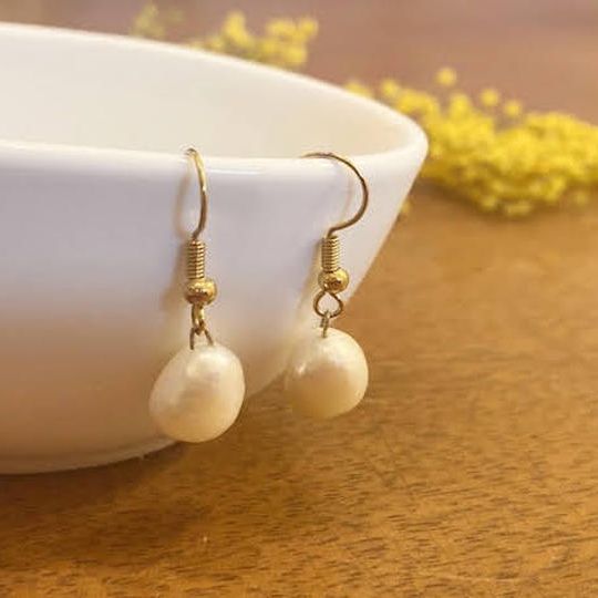 【SOI】バロックパールピアス(大１粒)