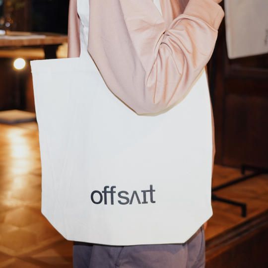 ロゴ入りオーガニックコットンバッグ＆お礼状（ポストカード）