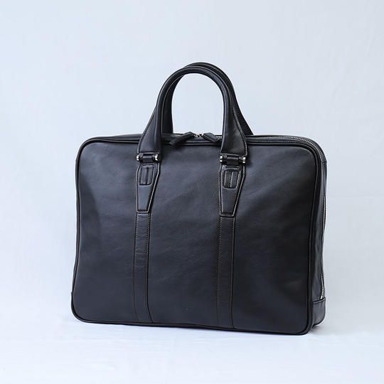 【早割25%OFF】本革ブリーフケース(ブラック)