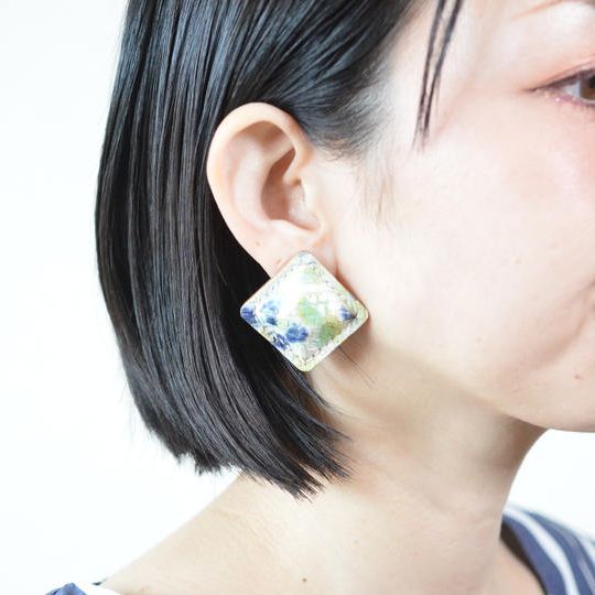 パイソンレザー！【Python Airas レザーピアス / イヤリング】