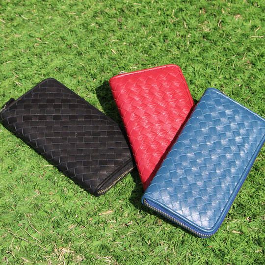 【先着10名様限定：通常価格から￥500 OFF】ソフト牛革メッシュ ラウンド財布