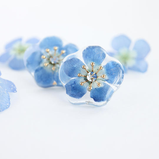 ネモフィラ－ Nemophila－ピアス・イヤリング	