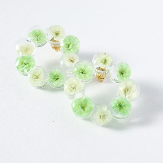 かすみ草－Baby`s breath－ピアス・イヤリング