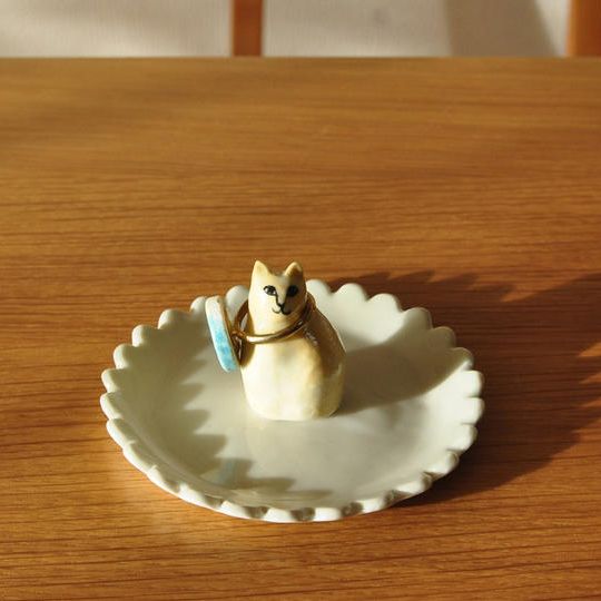 【オンライン】ワークショップA　陶器のようなアクセサリー・トレイ