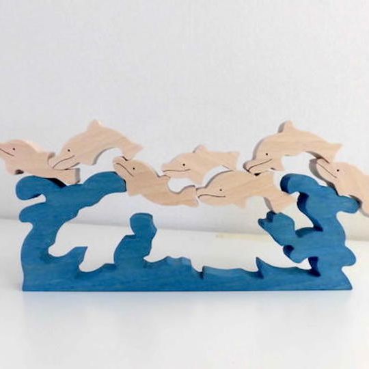 組み木　ドルフィンジャンプ