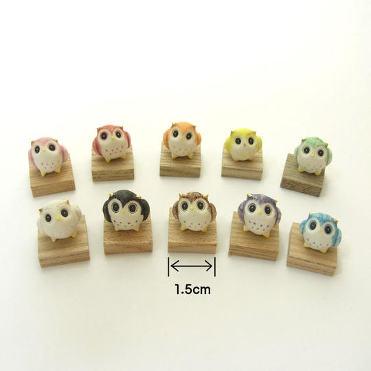 お好きな色が選べます！「十人十色まめふくろう」