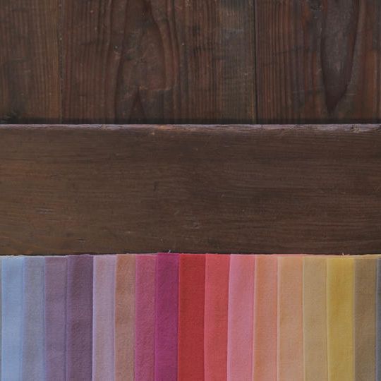 【福箱】草木染めの布２０色セット